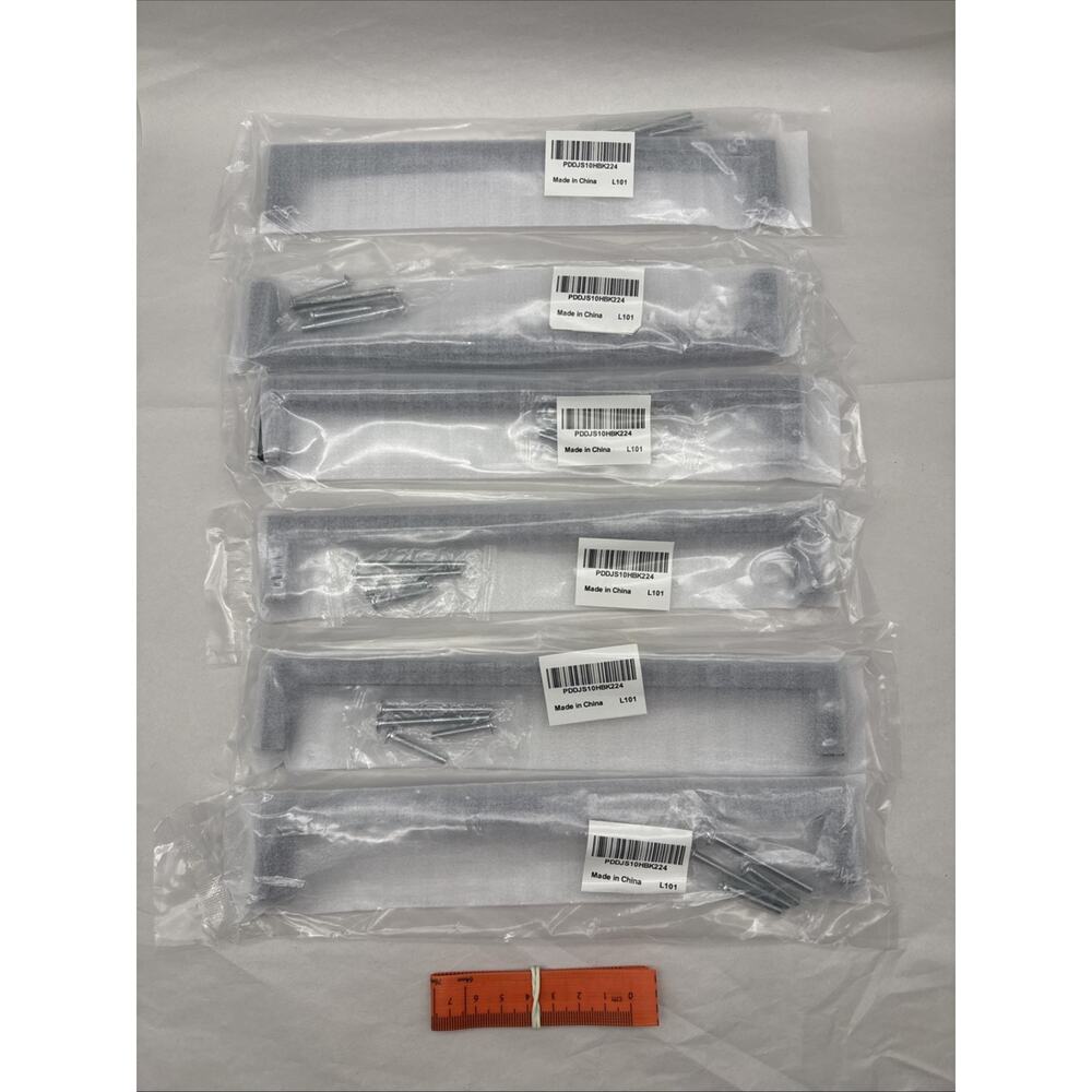 KNOBWELL 6 pack (8-3/4" Hole Spacing) Matte Black Modern Cabinet Pulls *READ...